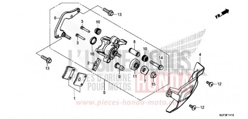 PARKING BRAKE CALIPER CRF1000DG de 2016
